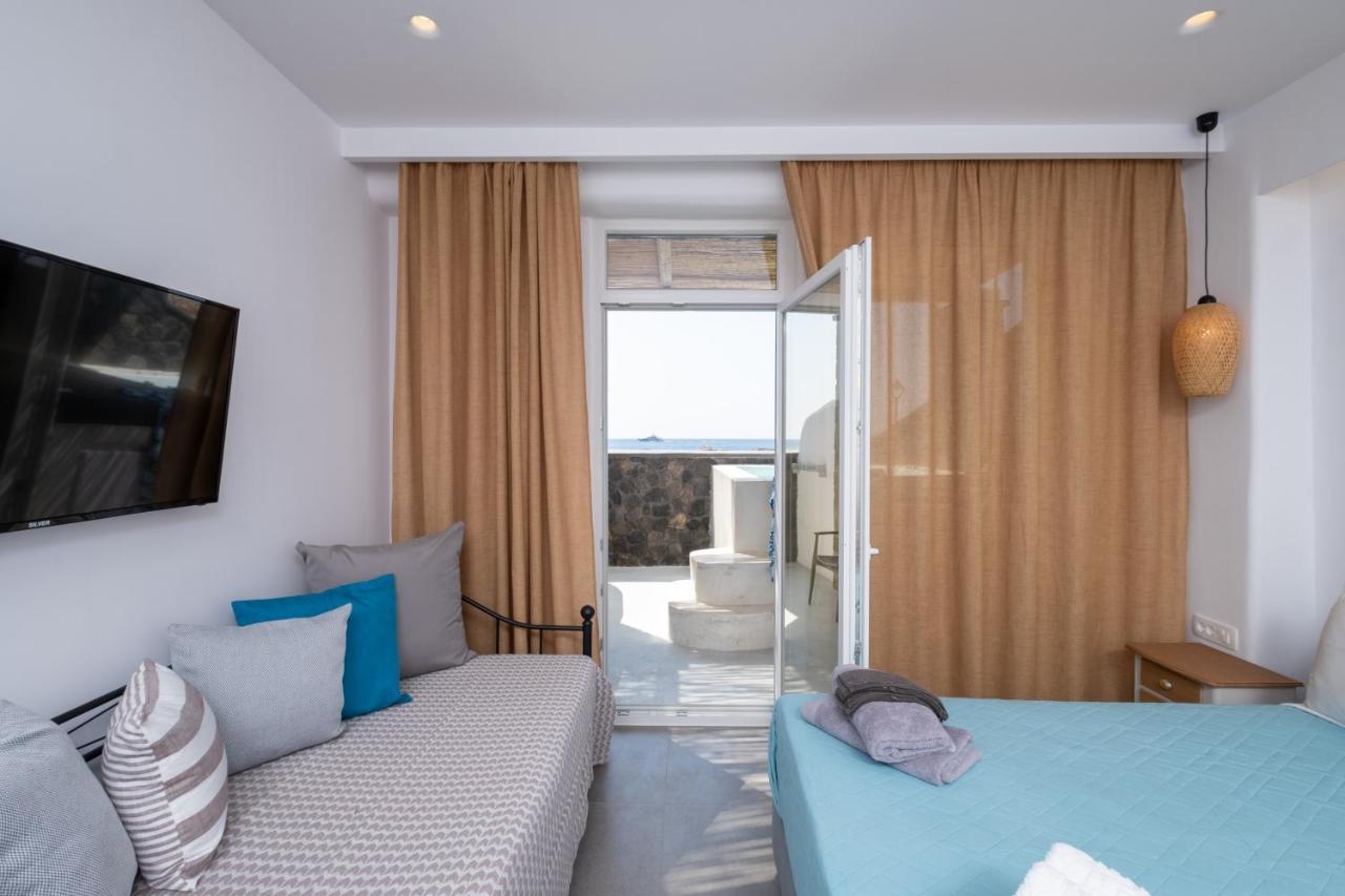 Sand Gem - Beach Apartments Perivolos  Bagian luar foto