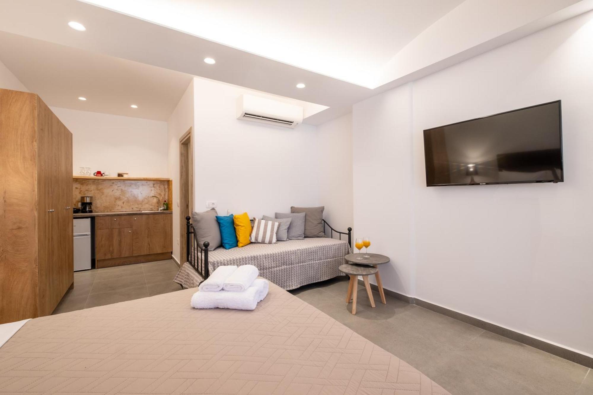 Sand Gem - Beach Apartments Perivolos  Bagian luar foto