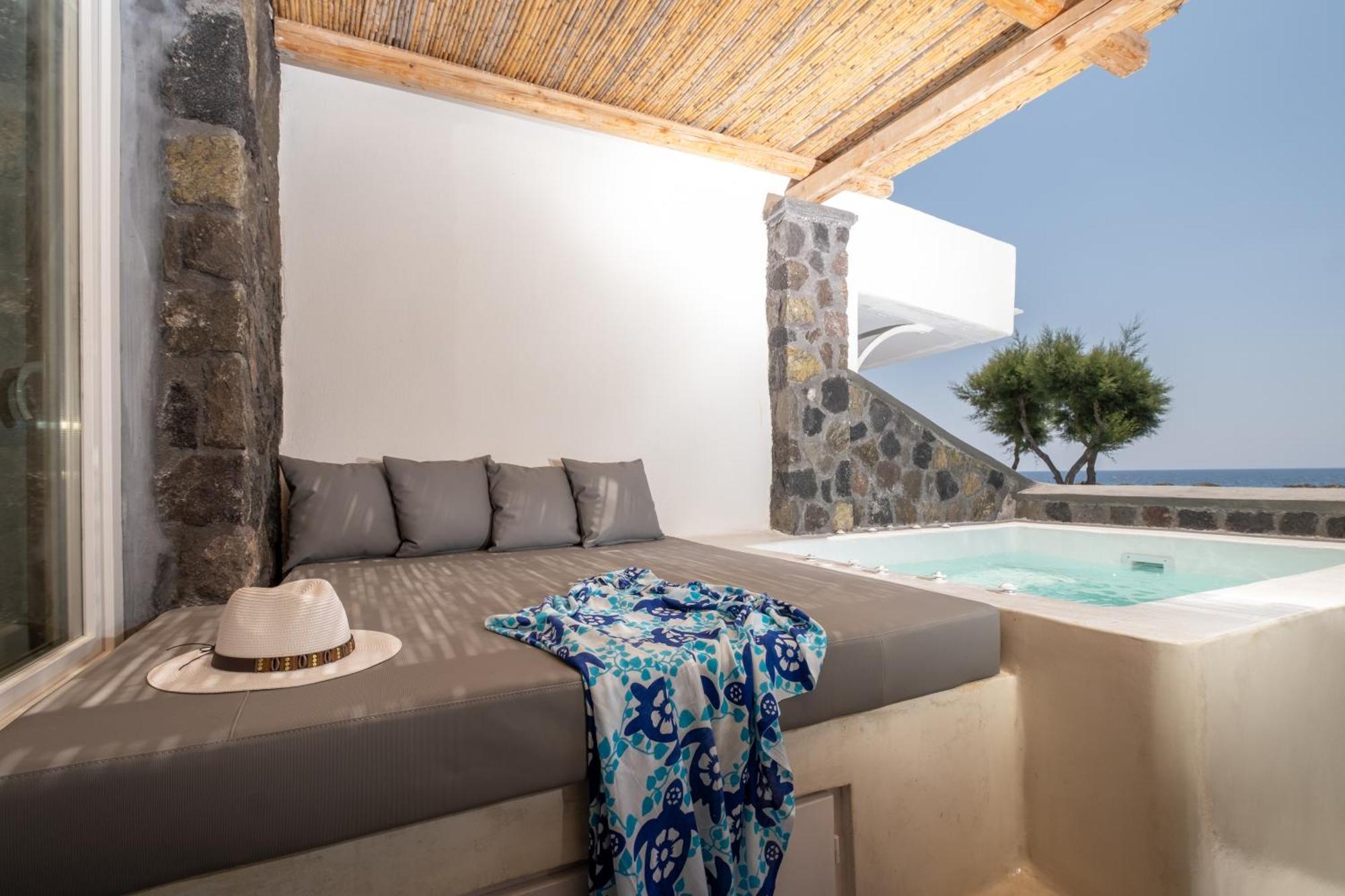 Sand Gem - Beach Apartments Perivolos  Bagian luar foto