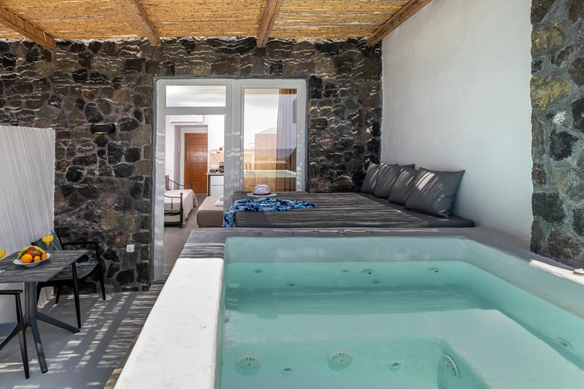 Sand Gem - Beach Apartments Perivolos  Bagian luar foto